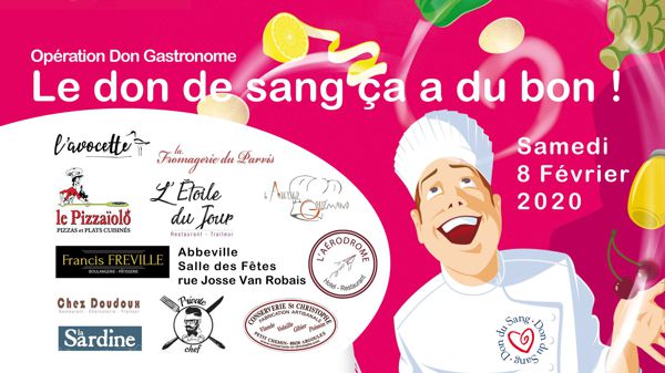 Don du sang Gastronome Abbeville 2020