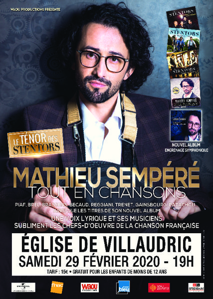 Concert exclusif Mathieu Sempéré leader des Stentors