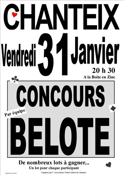 concours de belote