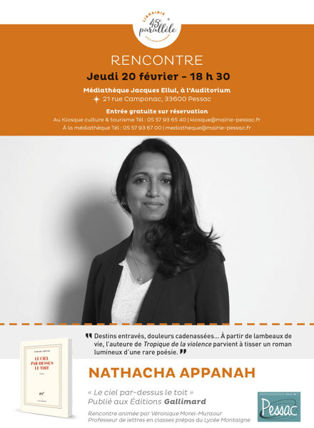 Rencontre littéraire avec Nathacha Appanah