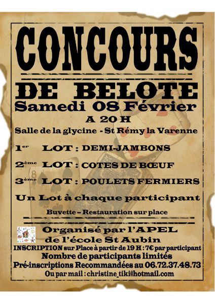 concours belote