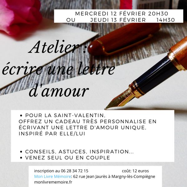 atelier: écrire une lettre d'amour