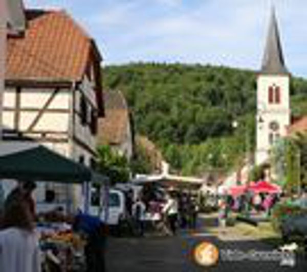 Marché aux puces à Vieux-Ferrette