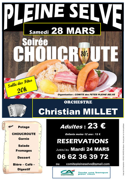 SOIREE CHOUCROUTE 