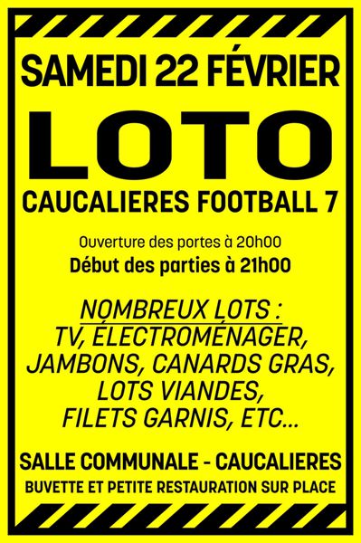 LOTO DU FOOT A CAUCALIERES