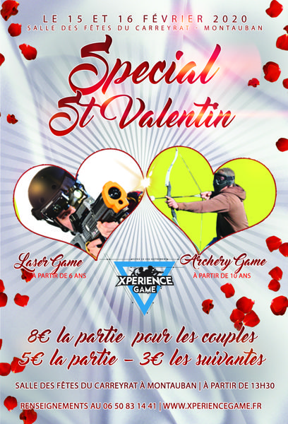 EVENEMENT XPERIENCE GAME - SPECIAL SAINT VALENTIN