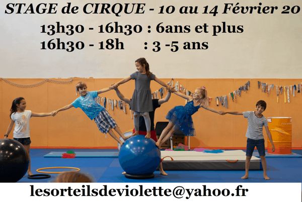 Stage de cirque enfant Sète