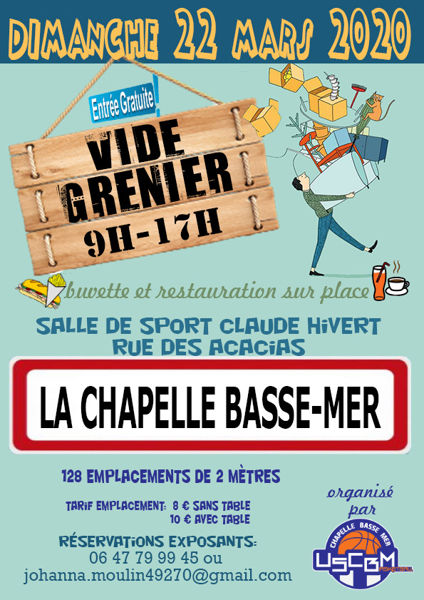 Vide grenier USCBM Basket