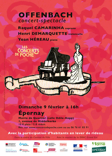 Concert de Poche // Raquel Camarinha, Henri Demarquette, Yoan Héreau
