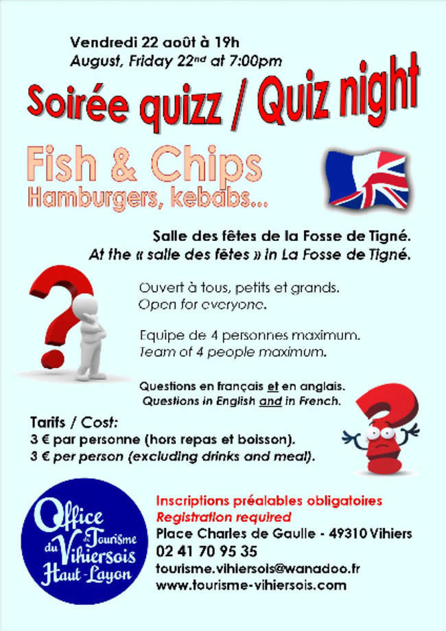 Soirée quizz et fish&chips