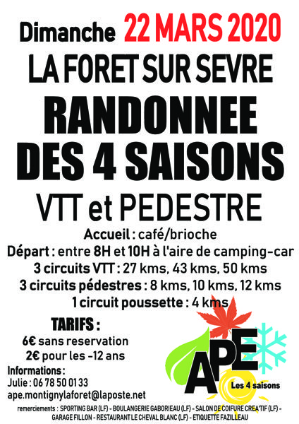 RANDONNEE DES 4 SAISONS