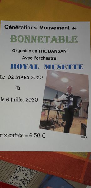 Thé Dansant organisé par Générations Mouvement