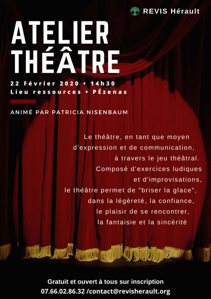 Atelier théâtre ouvert à tous