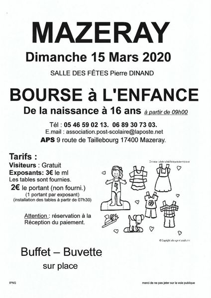 Bourse à l'Enfance