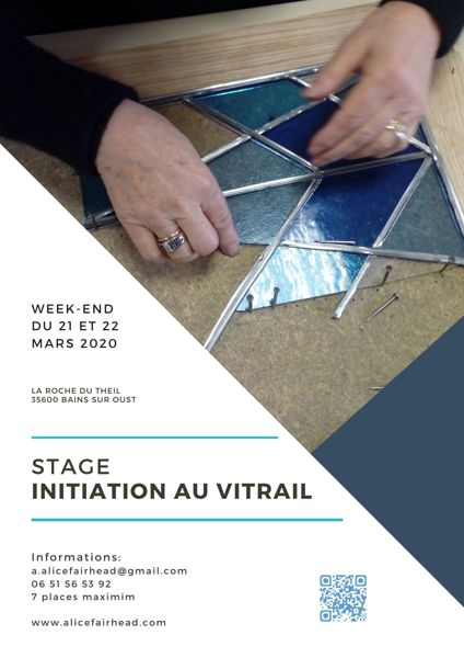 Stage d'initiation au vitrail