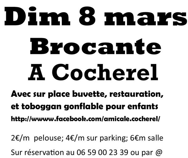 Brocante et foire à tout de Cocherel 