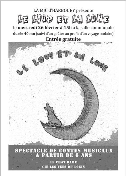 Spectacle Le Loup et la Lune pour enfants