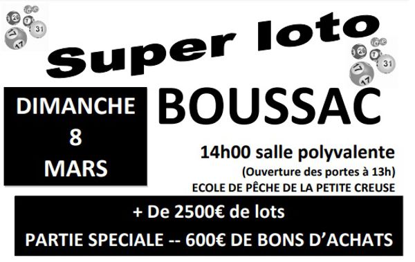 super loto BOUSSAC CREUSE