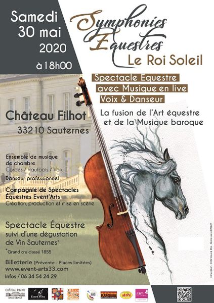 Symphonies Équestres au Château Filhot suivies d'une dégustation de vin Sauternes