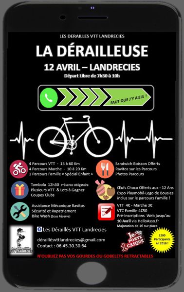 La Dérailleuse VTT MARCHE Landrecies  ** Spécial Chocolat **