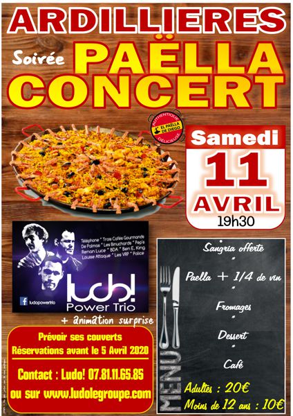 Soirée Paëlla - Concert