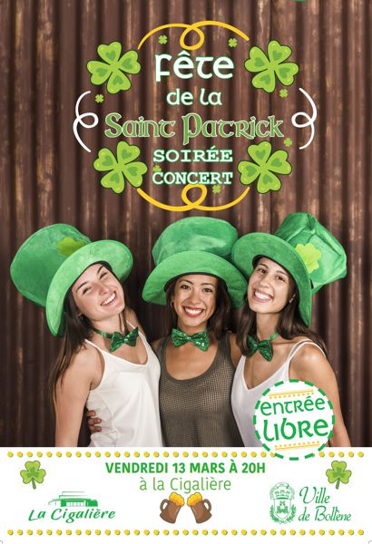 FÊTE DE LA SAINT PATRICK - Soirée Concert