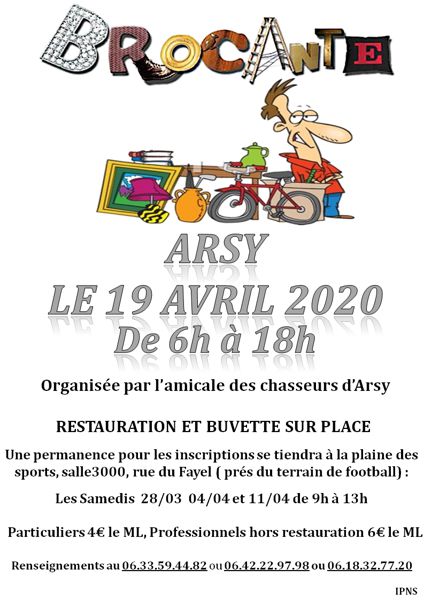 Brocante à Arsy