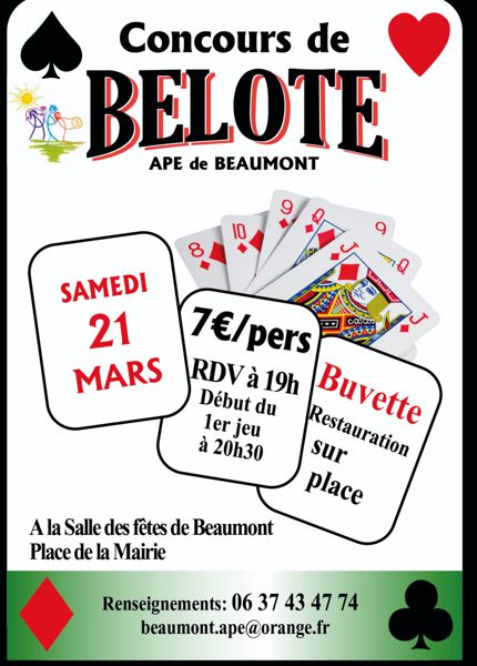 Concours belote