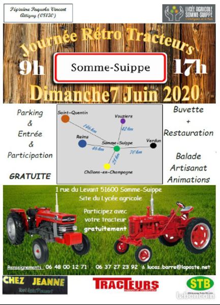 Journée Rétro Tracteurs à Somme-Suippe