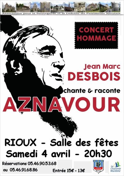 Concert Hommage à Charles Aznavour - Jean Marc Desbois