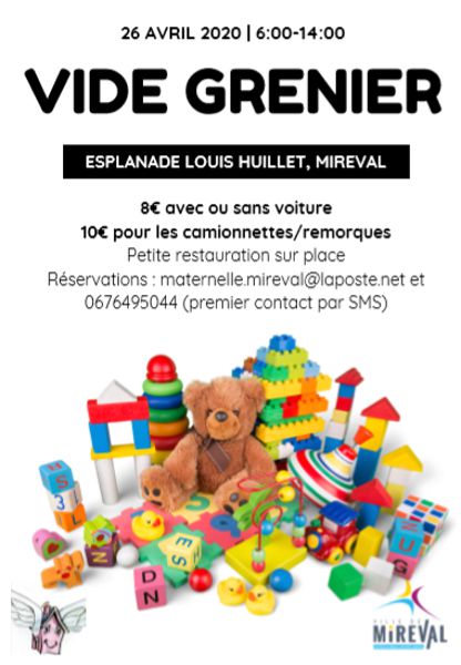 Vide grenier de l’école maternelle