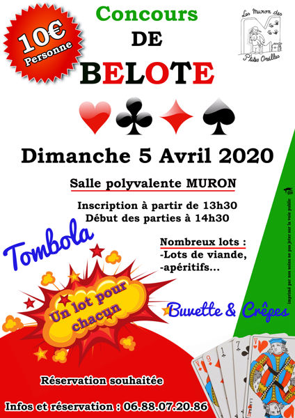 Concours de belote - Muron