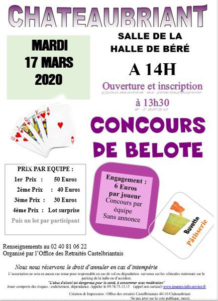 Concours de Belote