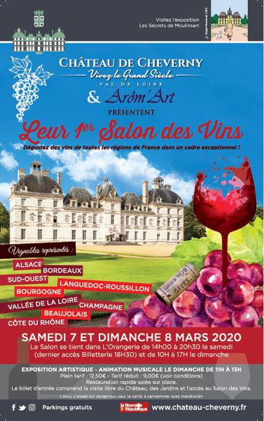 1er Salon des Vins au Château de Cheverny !