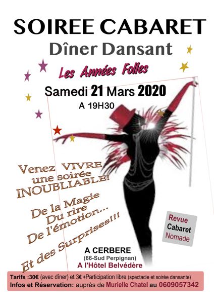 SOIREE CABARET DINER DANSANT