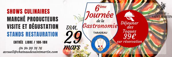 Journée de la Gastronomie au Château de Saint Martin