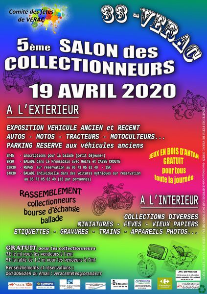 annulé 5ième SALON DES COLLECTIONNEURS à VERAC (33)