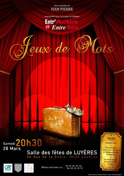 JEUX DE MOTS - Comédie moderne - 10150 LUYERES