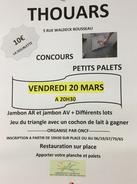 Concours de petits palets