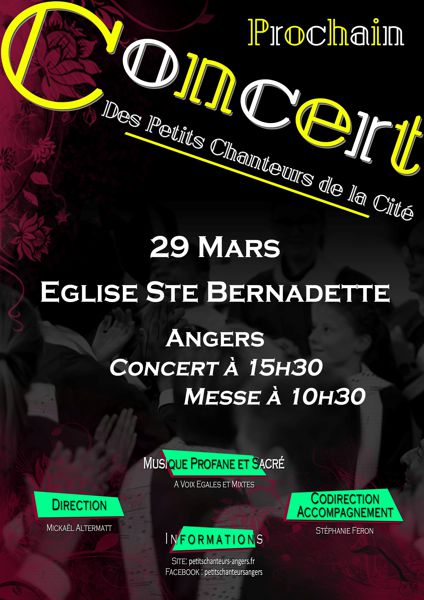 Concert des Petits Chanteurs de la Cité