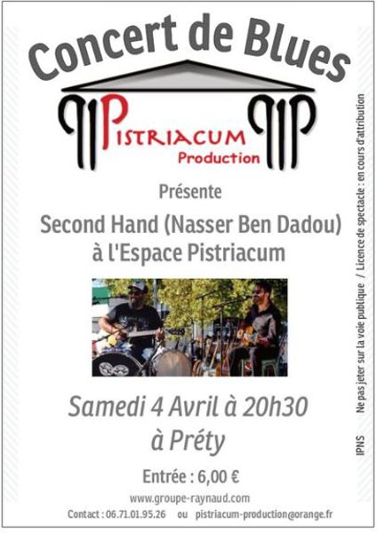 Concert de Blues : Second Hand