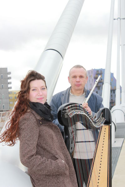 Duo LAZULI -Flûte et Harpe celtique-