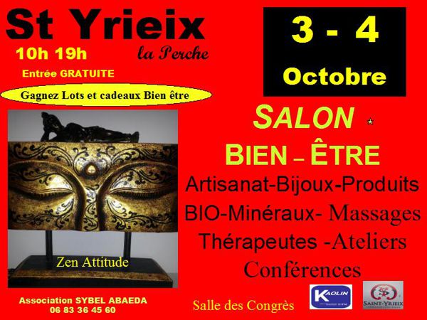 Saint Yrieix la Perche Salon du Bien Être