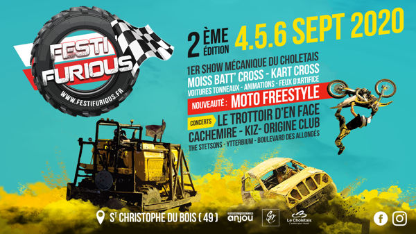 Festi'Furious 2020 - 1er show mécanique du Choletais
