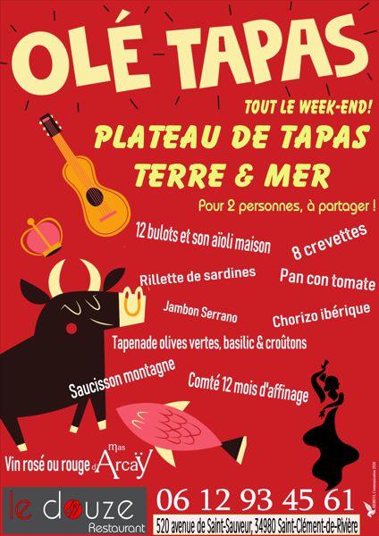 Plateau de Tapas Terre & Mer