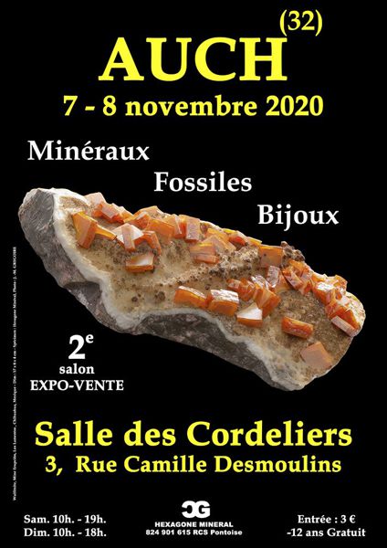 2e SALON MINERAUX FOSSILES BIJOUX