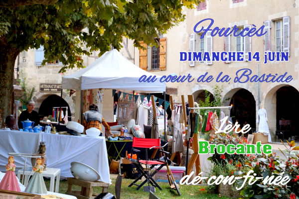 FOURCÈS 1ère BROCANTE .. DÉCONFINÉE