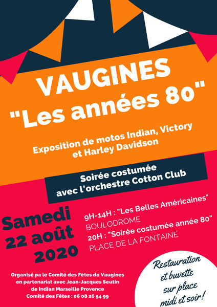 Soirée costumée Année 80