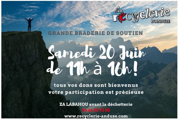 Grande braderie de soutien 