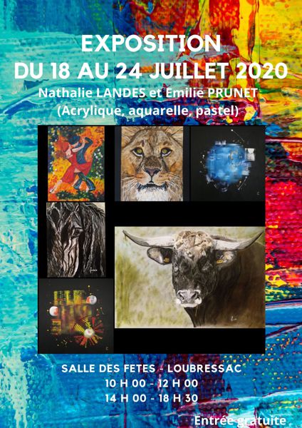 Exposition peintures (acrylique, aquarelle et pastel)